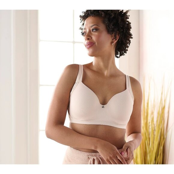 Breezies Cloud Natural Embrace Underwire Contour TShirt Bra 44C - Picture 3 of 7